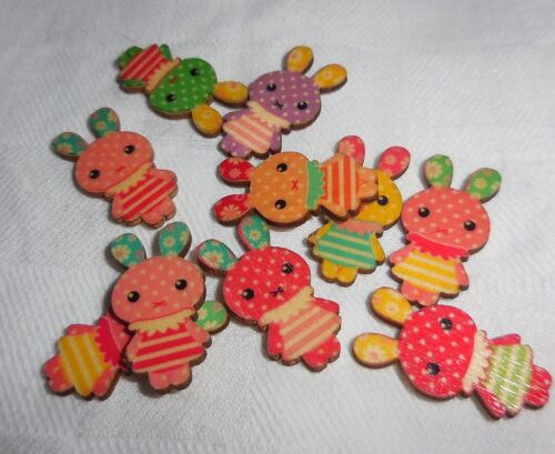 SRH Embellishments - Buttons/Knöpfe Häschen