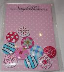 SRH Embellishments - Buttons/Knöpfe rot-blau Mix 16 mm