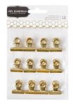PEB Metal Art - Hinge Clips /Gold metal Clips