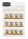 PEB Metal Art - Hinge Clips /Gold metal Clips