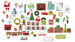 AMC Die-Cuts/Stanzteile - Shimelle Christmas Magic foiled