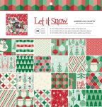 AMC Paper Pad 12x12" - Let it Snow