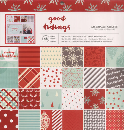 AMC Paper Pad 12x12 - Good Tidings