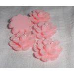 SRH Embellishments - Flatback Resin Pink Flower