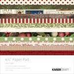 KSC Paper Pad 6.5"x6.5" - Silent Night