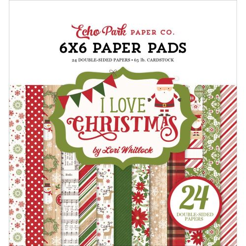 ECP Paper Pad 6x6 - I love Christmas