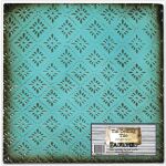 SRH Metal Art - Tin Ceiling Tile Blue Diamond