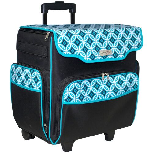 EVM Rolling Bag/Trolley Teal/Black