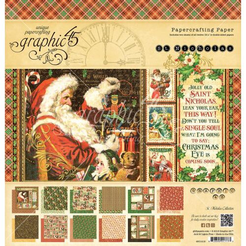 G45 Paper Pad 12x12 - St. Nicholas