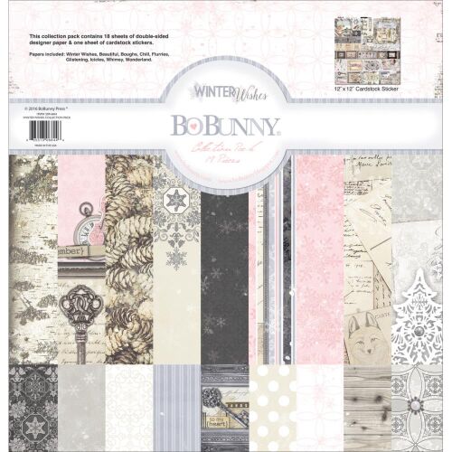 BOB Paper Pad 12x12 - Winter Wishes Collection Pack