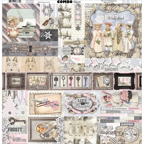 BOB Sticker 12x12" - Winter Wishes Combo Sticker