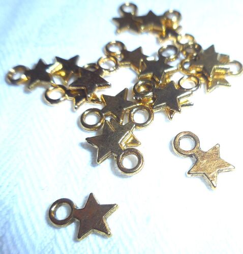 SRH Charm - Gold Star/Stern10x8 mm