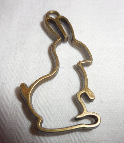 SRH Charm - Bronze Hase/Rabbit 44x23 mm