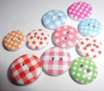 SRH Embellishments - Buttons/Knöpfe Stars,Dots &...