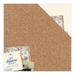 ATQ Cardstock - Explore Cork Board Collage/Cream Grid...