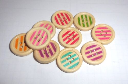 SRH Embellishments - Buttons/Knöpfe Stripes