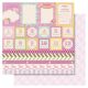 RRI Cardstock - Baby Girl Snippets