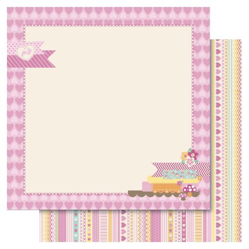 RRI Cardstock - Baby Girl Picture Frame