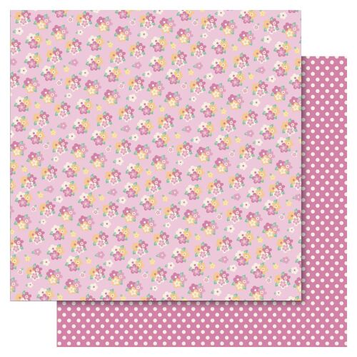 RRI Cardstock - Baby Girl Floral