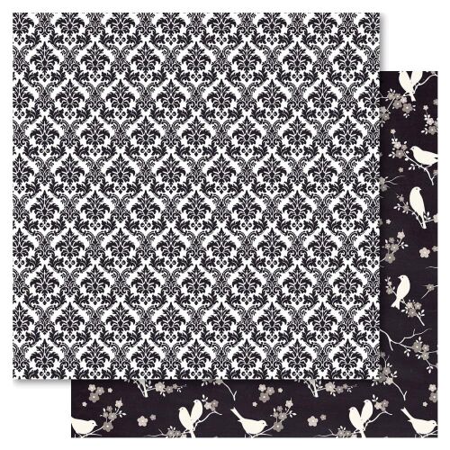 RRI Cardstock - True Love Damask