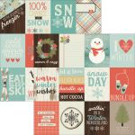 SST Cardstock - Winter Wonderland 3X4 Journaling Cards