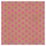 RRI Cardstock - Kraftastic Glitter Pink Polka Dot