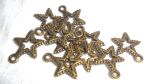 SRH Charm 5 Stück - Bronze Star/Stern15x20mm