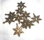 SRH Charm 5 Stück - Bronze Schneeflocke/Snowflake...