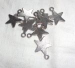 SRH Charm 5 Stück - Silver Star/Stern 20x25 mm