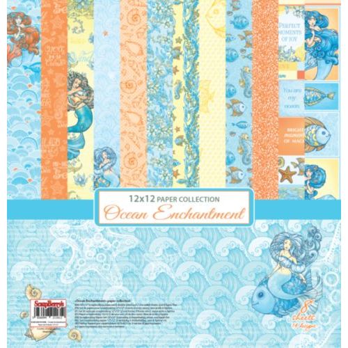 SCB Paper Pack 12"x12" - Ocean Enchantment