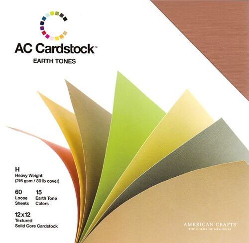 AMC Cardstock - Earth Tones 60 Blatt