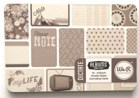 WRM Paper Pad 4x 6" - Journaling Cards Dictate