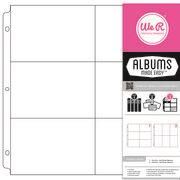 WRM Ring Page Protector/Klarsichthüllen 12"x12" Multipack