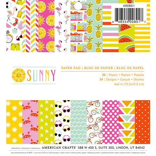 ICS Paper Pad 6"x6" - Sunny