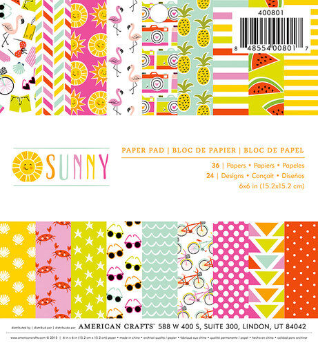 ICS Paper Pad 6"x6" - Sunny