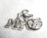 SRH Charm - Silver I Love my Cat 15x20 mm