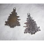 SRH Charm - Silver Christmas Tree/Weihnachtsbaum 42 x 70 mm