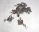 SRH Charm 5 Stück - Silver Schlitten/Sleigh Santa 30x15 mm