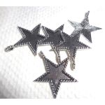 SRH Charm 5 Stück - Silver Star/Stern 33x30 mm