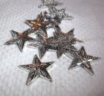 SRH Charm 5 Stück - Silver Star/Stern  21x21 mm