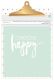 AMC Clipboard / Klemmbrett Gold Dot 9" x 12.5"
