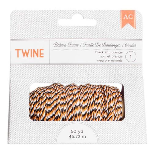 AMC Twine - Bakers Twine Black-Orange 50 yds