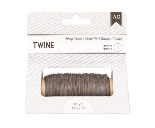 AMC Twine - Hemp Twine Granite 50 yds