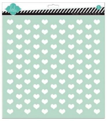 HSW Mask/Stencil/Schablone - Tiny Hearts 12x12