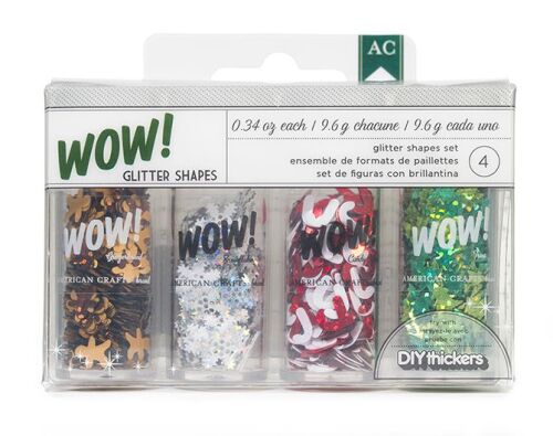 AMC Glitter Shapes - Christmas