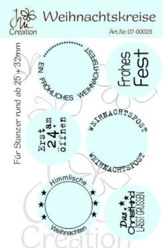 JMC Clear Stempel - Weihnachtskreise