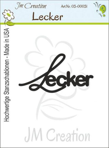 JMC Stanzschablone - Lecker