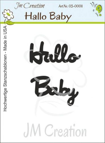 JMC Stanzschablone - Hallo Baby