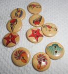 SRH Embellishments - Buttons/Knöpfe Sea Life