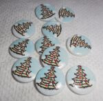 SRH Embellishments - Buttons/Knöpfe Christmas...